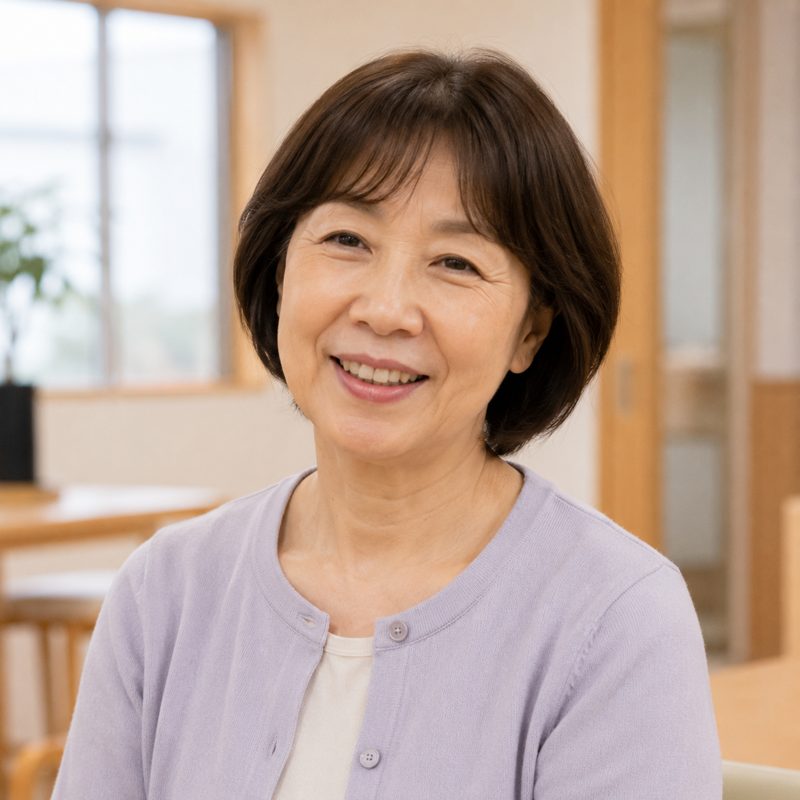 60代・利用者のご家族（架空の人物イメージ）