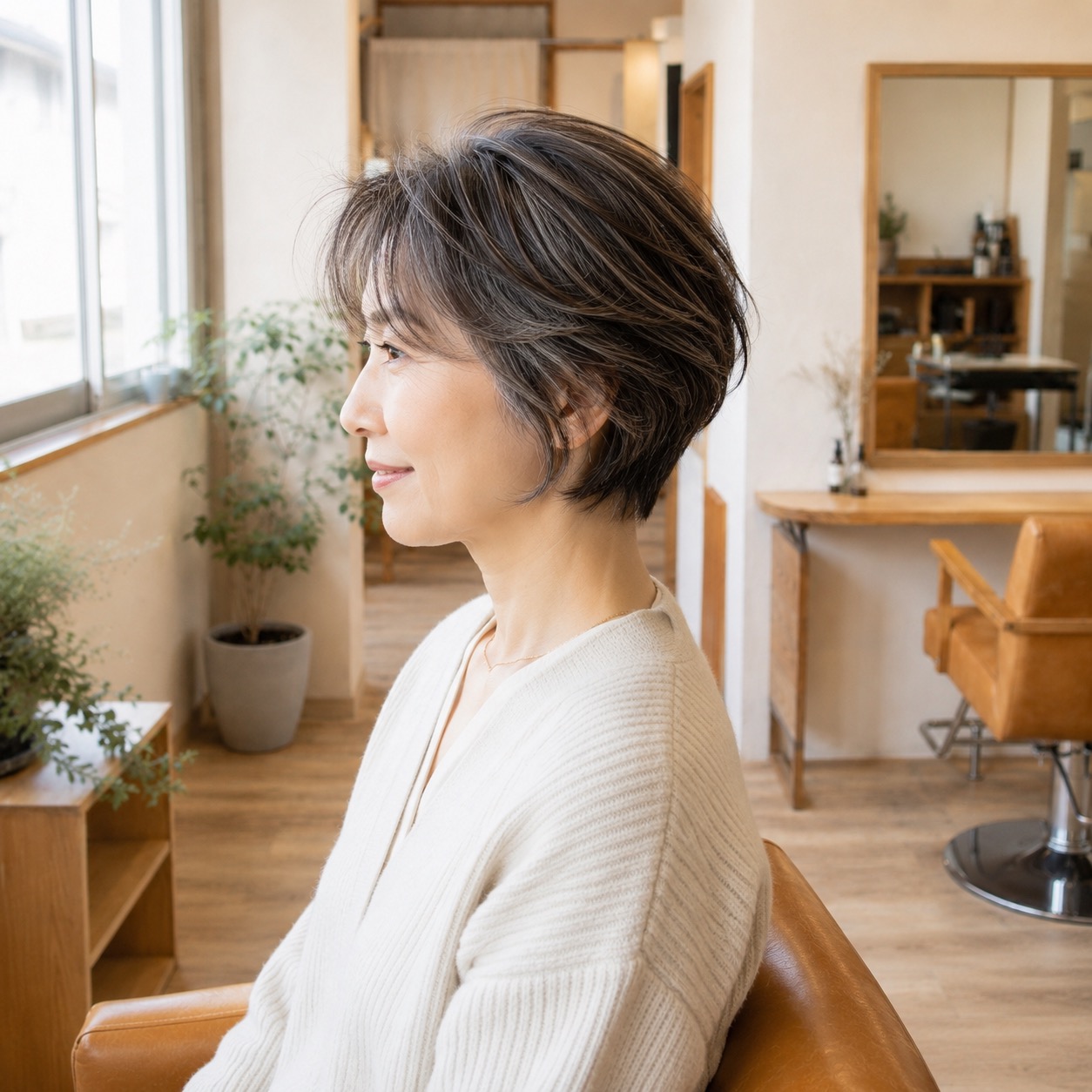 上品なショートスタイル（掲載イメージ）