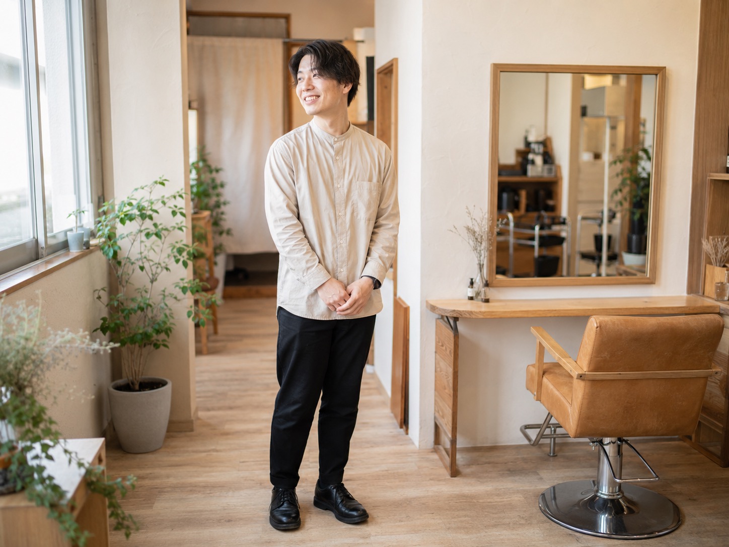 店主のイメージ写真（サンプル）