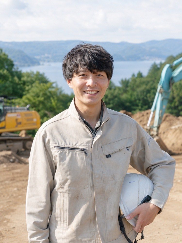 若手作業員の先輩(イメージ)