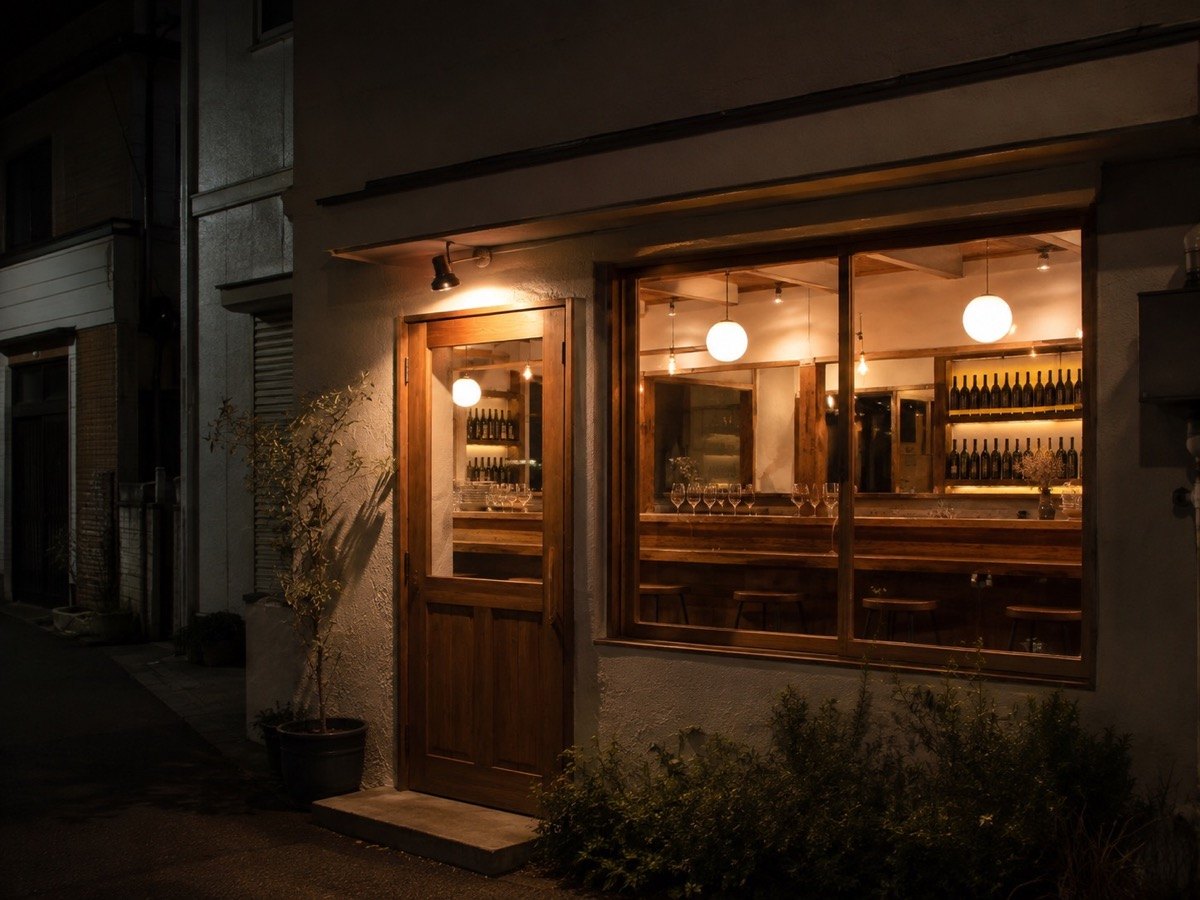 Wine Bar 白鳥の外観